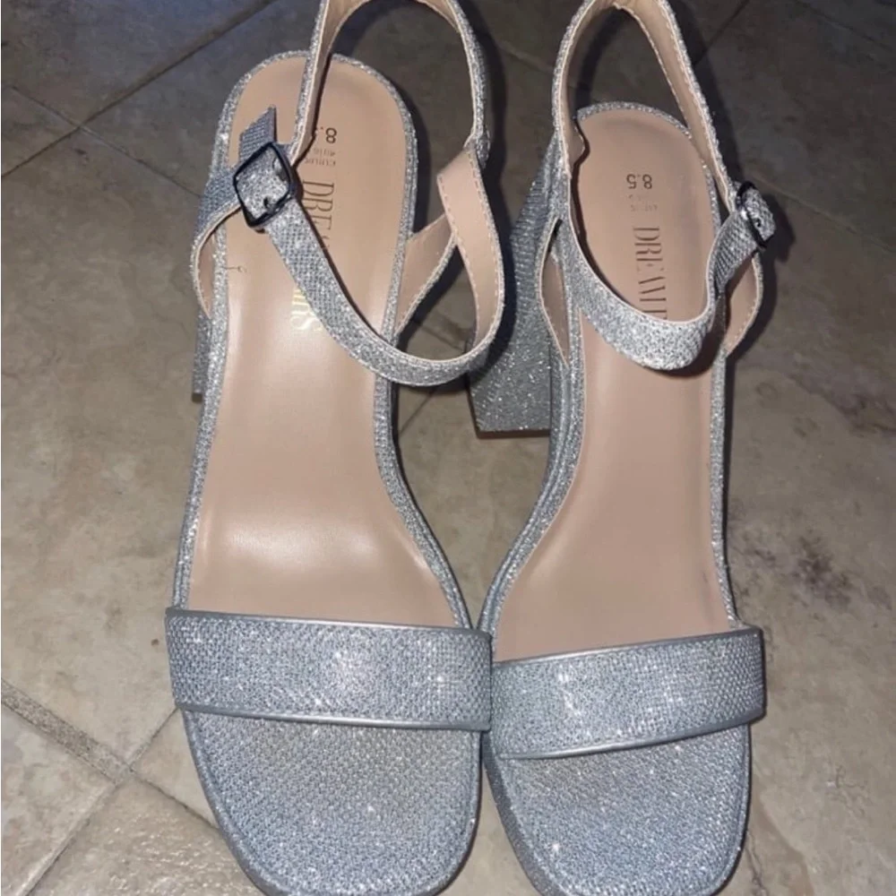 DREAM PAIRS Heels for Women Block Chunky Platform High Heels 8.5 - Picture 7 of 11
